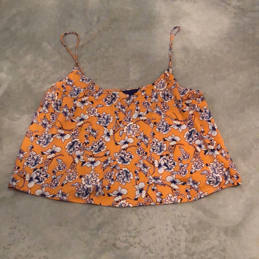 Noodle strap crop top